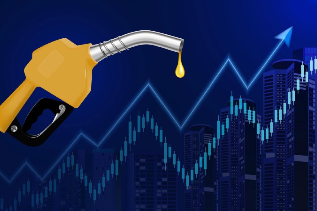 grafico de subida precio de la gasolina