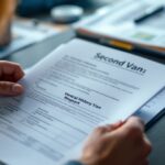 solicitud seguro documento en mano